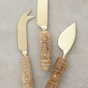 Anthropologie Aurelian Carved Butter Knife